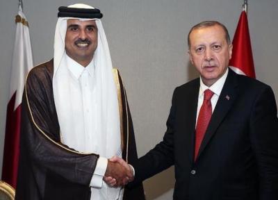 تأکید اردوغان و امیر قطر بر تقویت روابط دوجانبه