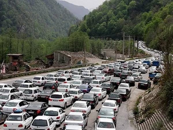 ترافیک 1، 5 کیلومتری در محور هراز! ، شروع ممنوعیت ورود به مازندران