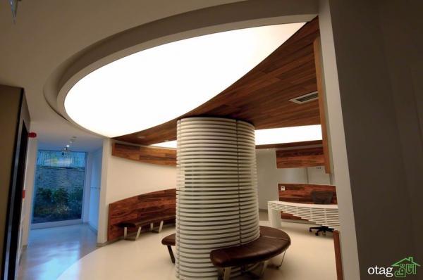سقف کشسان ترنسپرنت (Transparent) یا نورگذر المان مجذوب کننده برای زیباسازی دکوراسیون داخلی