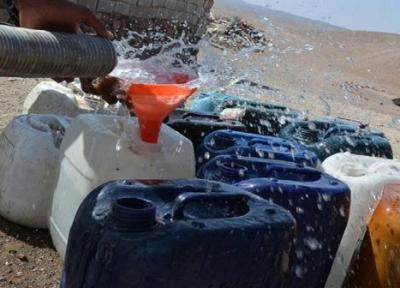 تامین آب موردنیاز دامداران هندیجان، دام ها سیراب می شوند