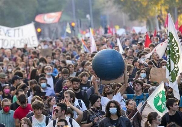 تظاهرات هزاران نفر در رم همزمان با نشست گروه 20