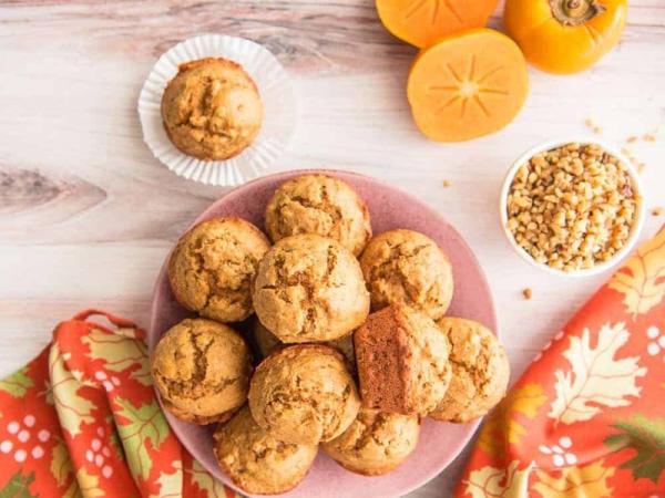 طرز تهیه مافین خرمالو نرم و لطیف ، با این ترفند مافین ترک نمی خوره